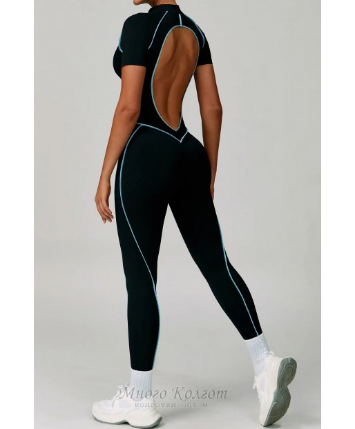 Гладкий комбінізон Leggings Body Crop T-shirt Skin model 147